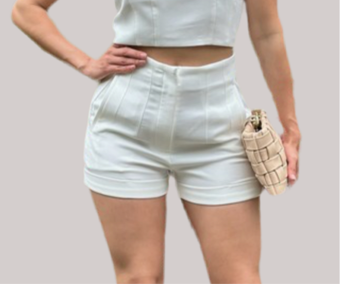 Lexy White Shorts